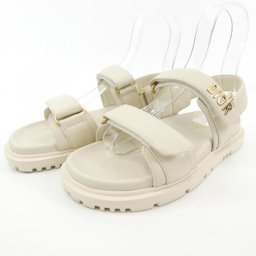 新品 ディオール Dior ラム革フラットサンダル