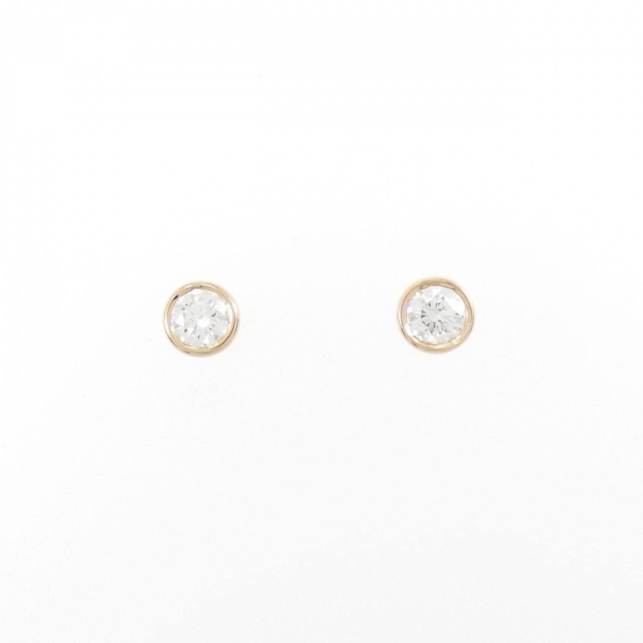 ティファニーの一粒ダイヤモンドピアス