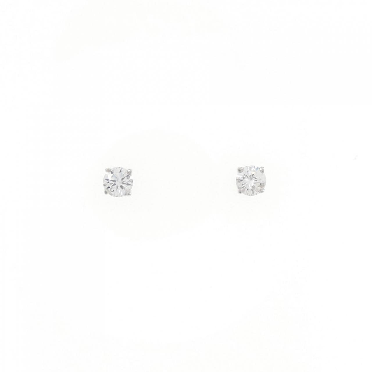 ティファニーの一粒ダイヤモンドピアス