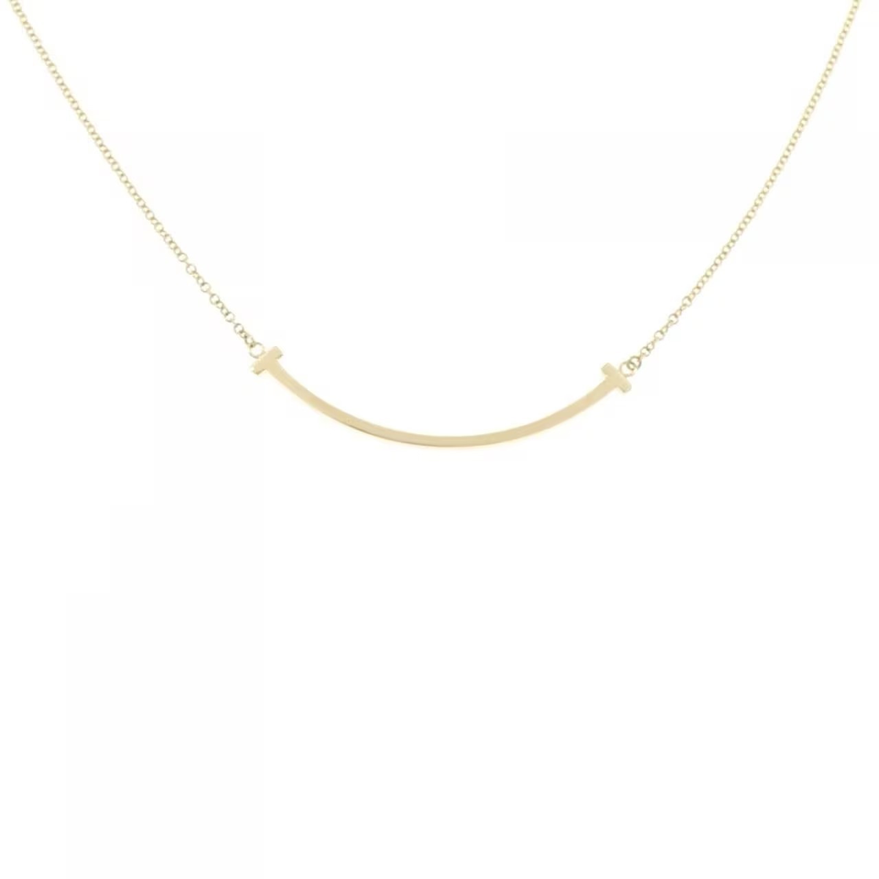 ティファニーのTスマイル スモール ネックレス