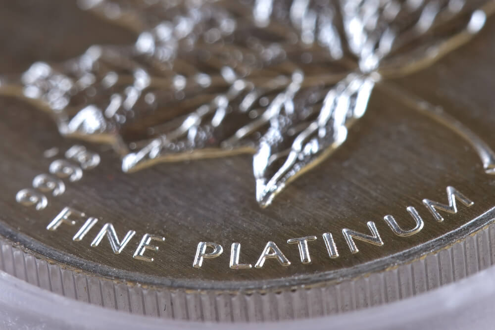 純プラチナのコイン
