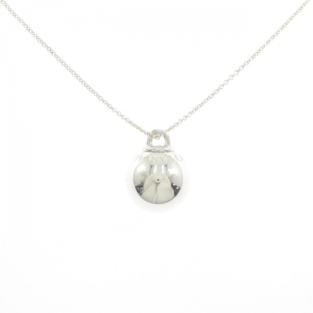 ティファニーのボールネックレス