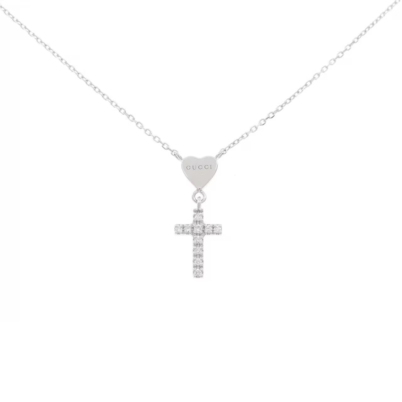 グッチのクロスネックレス