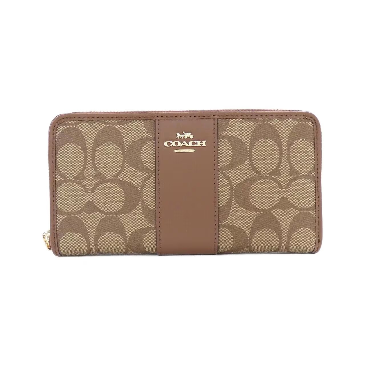 コーチのベージュの長財布