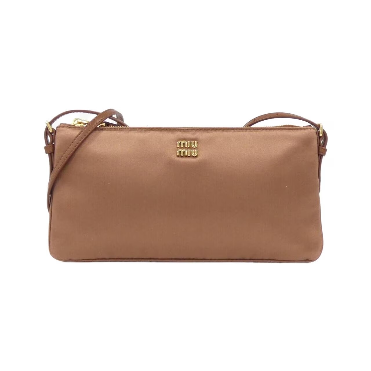 ミュウミュウのサテンのポーチ