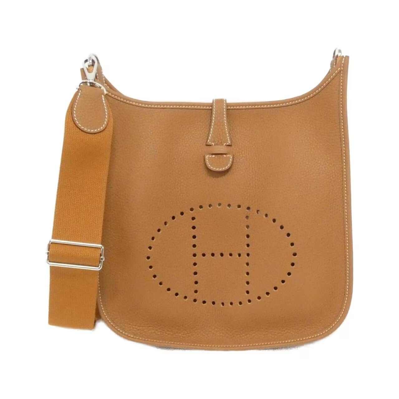 エルメスのブラウンのエブリン