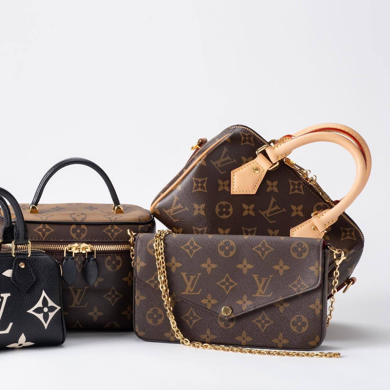 ルイヴィトンのさまざまなバッグ