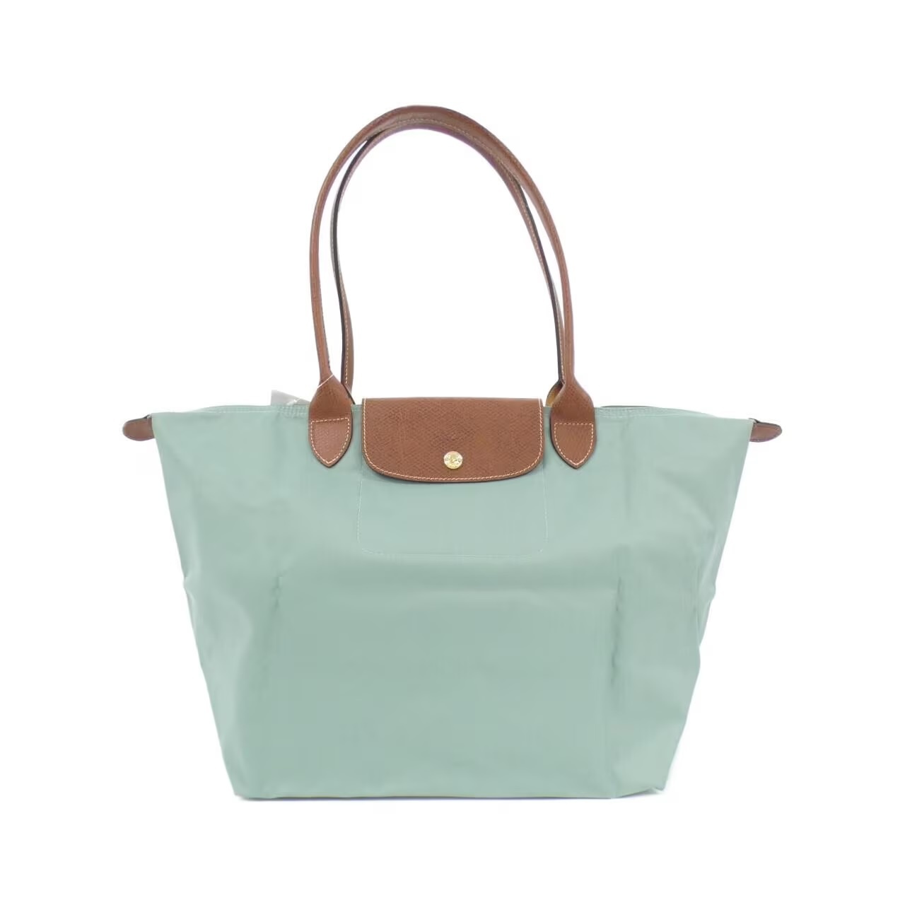 ロンシャンのライトブルーのトートバッグ