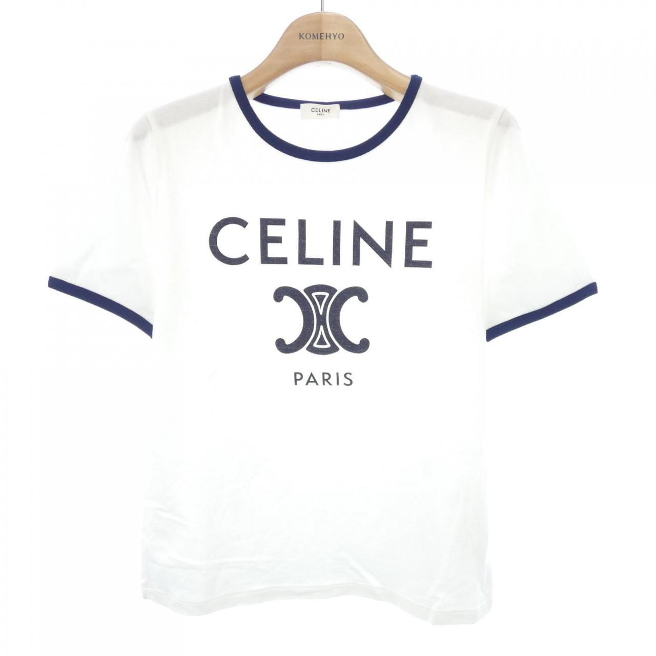 ホワイトのCELINE PARIS Tシャツ