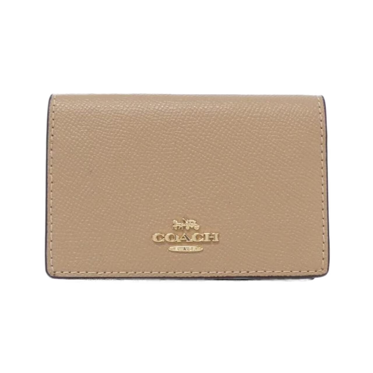コーチのベージュのカードケース