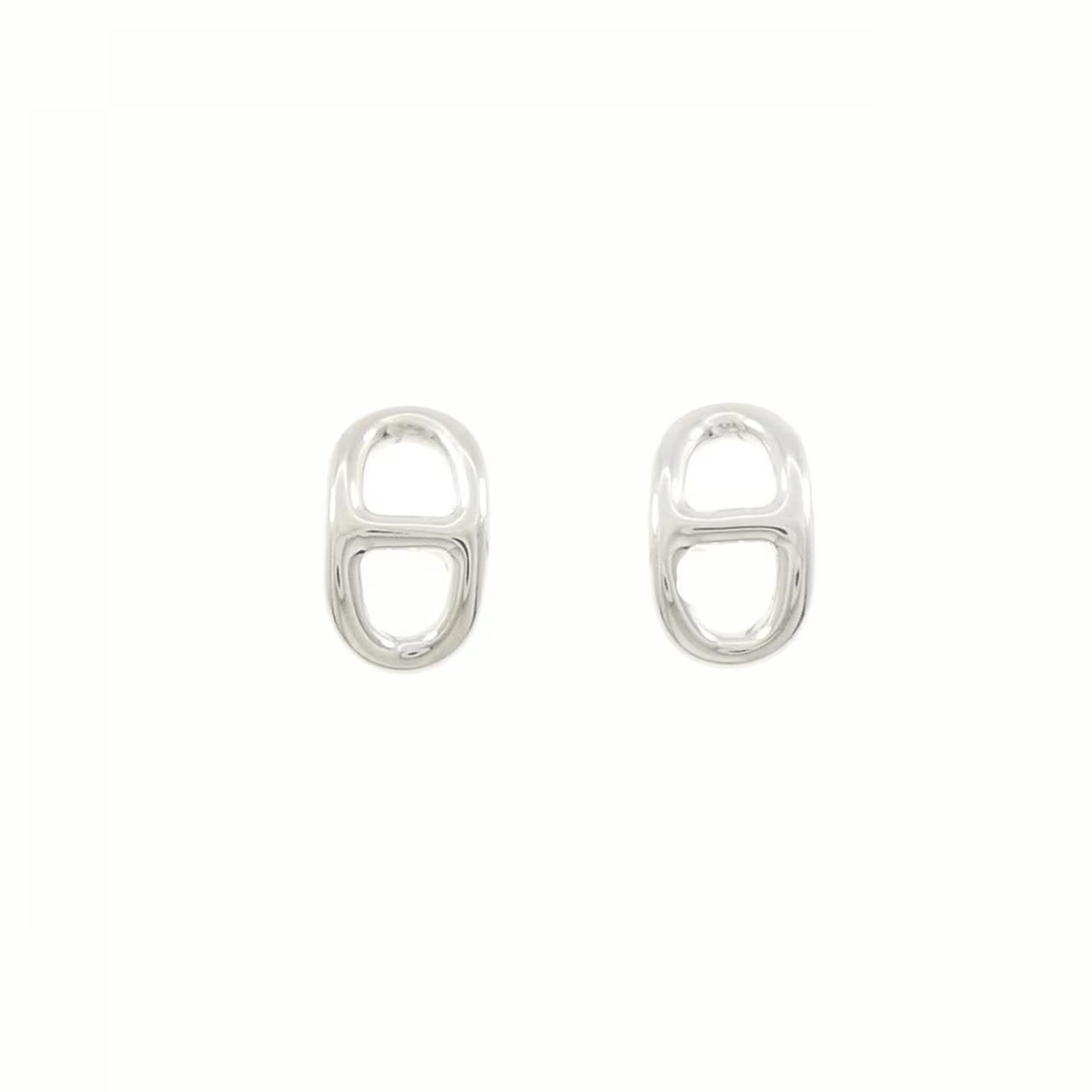 エルメスのシルバーのシェーヌダンクルピアス