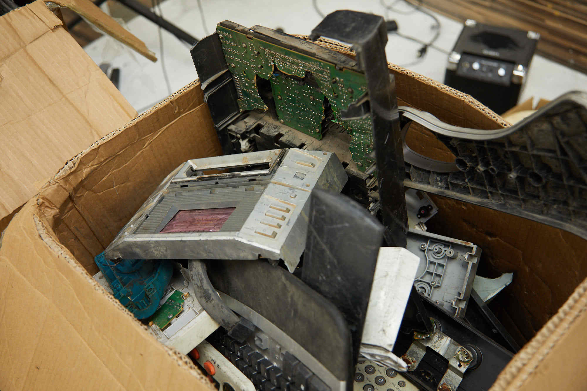 ガーナから送られてきた電子廃棄物