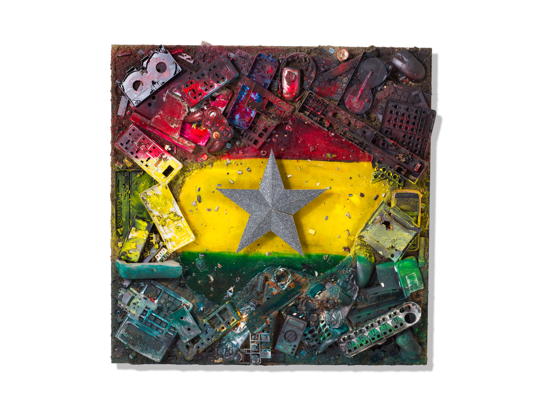ガーナの国旗をモチーフにした「Ghana's Flag 2020」
