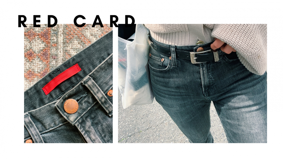 REDCARDのベーシックジーンズ