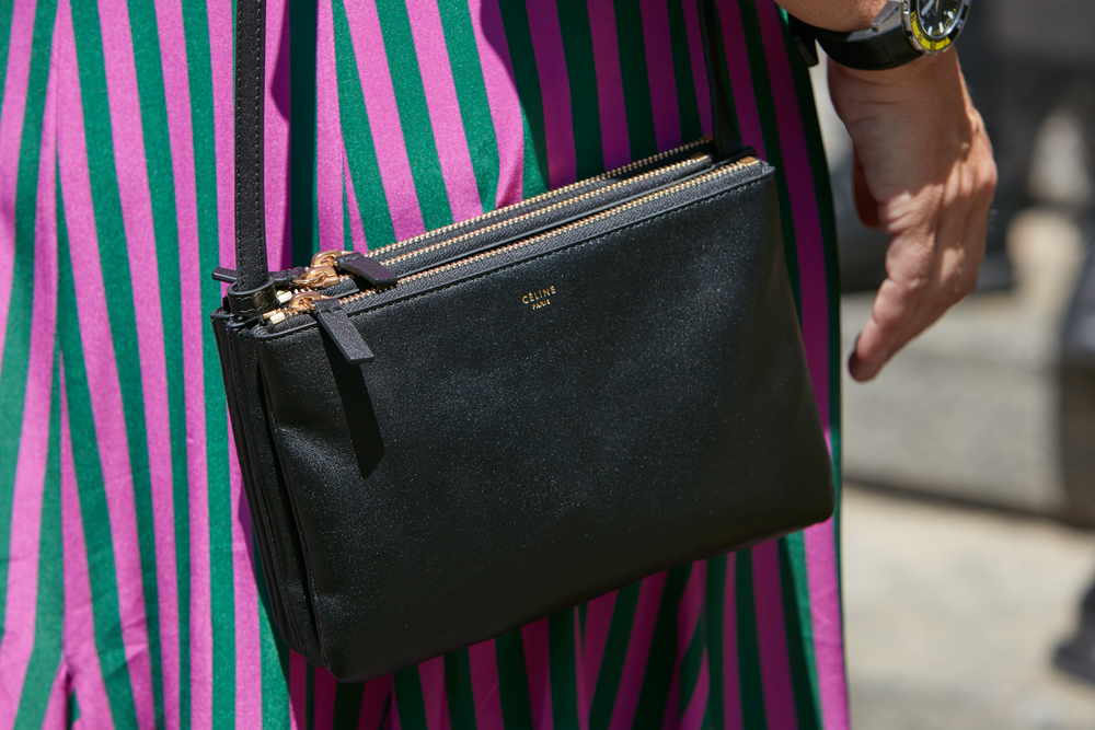 CELINE セリーヌ トリオ スモール ショルダーバック - ショルダーバッグ CELINE セリーヌ トリオ スモール ショルダーバック - ショルダーバッグ