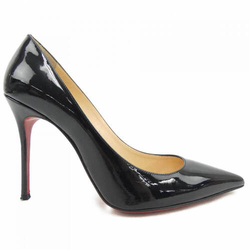 Christian Louboutin♡ブラック スエード ハイヒールブーティ 憧れの